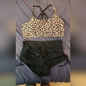 Women sixe XL two piece bathing suit